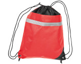Non-Woven Gym-Bag mit reflektierendem Streifen auf der Vorderseite